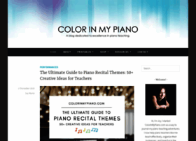 Colorinmypiano.com thumbnail