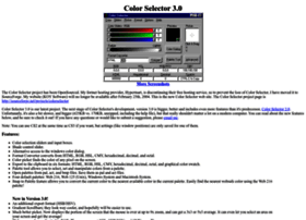 Colorselector.sourceforge.net thumbnail