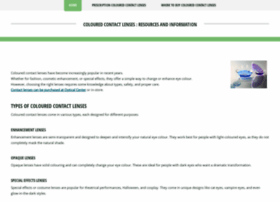 Colouredlensesuk.com thumbnail