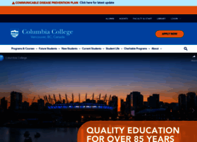 Columbiacollege.bc.ca thumbnail