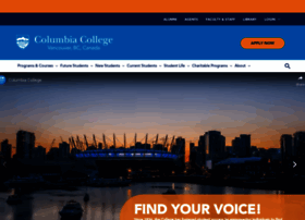 Columbiacollege.ca thumbnail