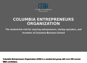 Columbiaentrepreneurs.org thumbnail