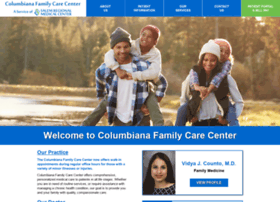 Columbianafamilycarecenter.com thumbnail