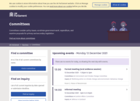 Committees.parliament.uk thumbnail Committees.parliament.uk thumbnail