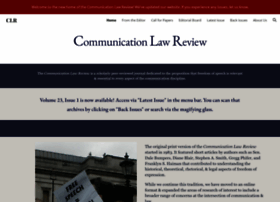 Commlawreview.org thumbnail