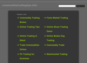 Commoditytradingtips.info thumbnail