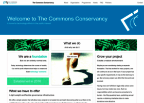 Commonsconservancy.org thumbnail