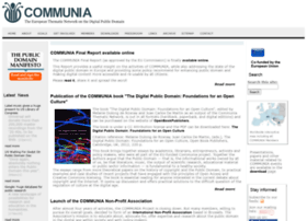 Communia-project.eu thumbnail
