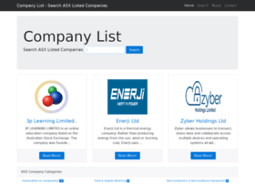 Companylist.com.au thumbnail