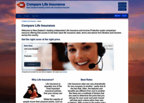 Compare-life-insurance.co.nz thumbnail
