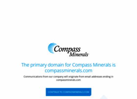Compassminerals.net thumbnail