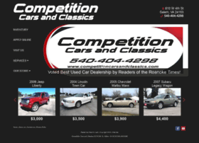 Competitioncarsandclassics.com thumbnail