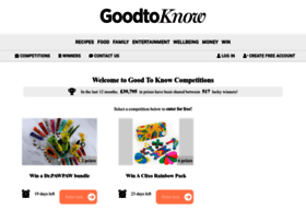 Competitions.goodtoknow.co.uk thumbnail
