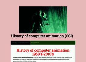 Computeranimationhistory-cgi.jimdofree.com thumbnail