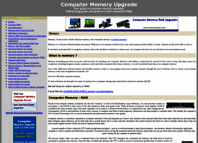 Computermemoryupgrade.net thumbnail