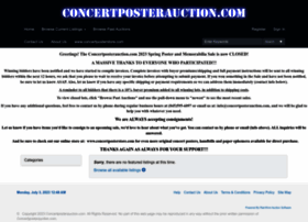Concertposterauction.com thumbnail