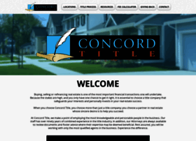 Concord-title.com thumbnail