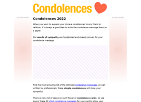 Condolencemessages.net thumbnail