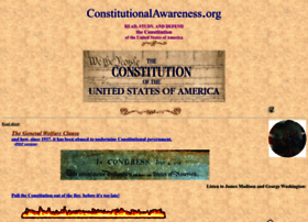 Constitutionalawareness.org thumbnail