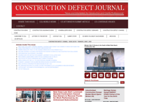 Constructiondefectjournal.com thumbnail