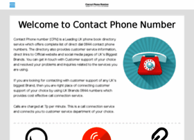 Contact-phone-number.co.uk thumbnail