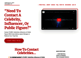 Contactacelebrity.com thumbnail
