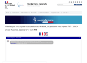 Contacterlagendarmerie.fr thumbnail