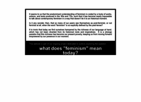 Contemporaryfeminism.com thumbnail