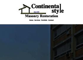 Continentalstylemasonry.com thumbnail