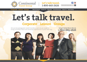 Continentaltravel.ca thumbnail