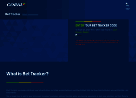 coral bet tracker.co.uk , coral m