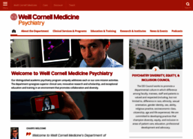 Cornellpsychiatry.org thumbnail