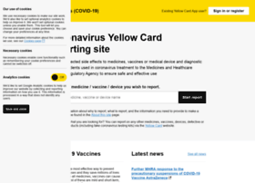 Coronavirus-yellowcard.mhra.gov.uk thumbnail
