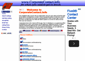Corporatecontact.info thumbnail