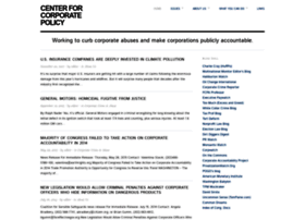 Corporatepolicy.org thumbnail