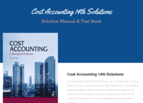 Costaccounting14thsolutions.com thumbnail