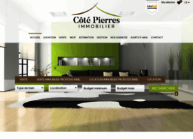 Cotepierres-immobilier.com thumbnail