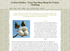 Cotton-clothes.co.uk thumbnail
