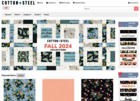 Cottonandsteelfabrics.com thumbnail