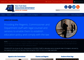 Counsel.nysed.gov thumbnail