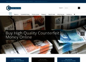 Counterfeitnotestore.com thumbnail