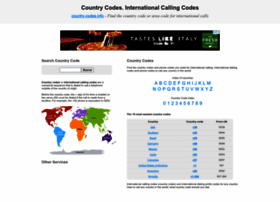 Country-codes.info thumbnail