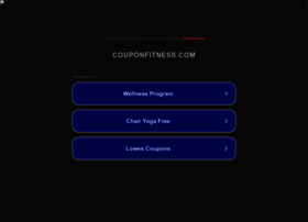 Couponfitness.com thumbnail