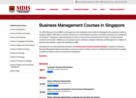 Courses.mdis.edu.sg thumbnail