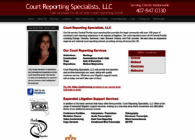 Courtreportingspecialists.com thumbnail