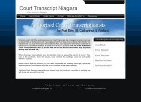 Courttranscriptniagara.ca thumbnail