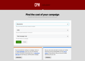 Cpmcalculator.com thumbnail