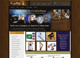 Craftyharp.com thumbnail