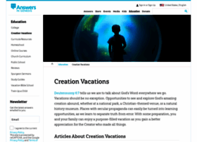 Creationvacations.com thumbnail