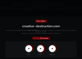 Creative-destruction.com thumbnail
